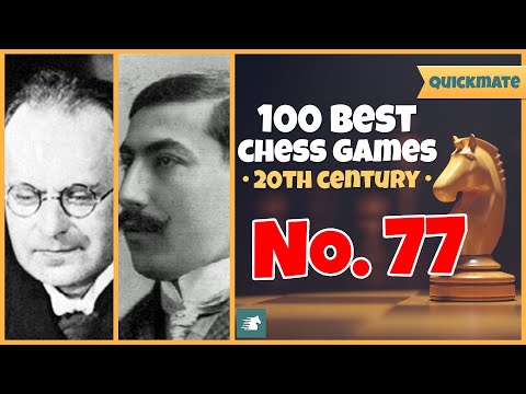 Nimzowitsch vs Rubinstein, 1928 || 100 Best Chess Games of the 20th Century