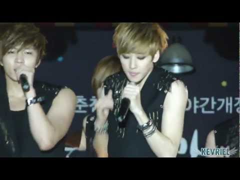 [FANCAM] 111007 춘천재능기부게릴라콘서트_0330 (ukiss kevin)