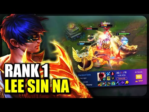 RANK 1 LEE SIN - LETHALITY LEE SIN *22 KILLS*