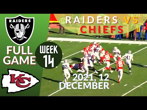 🏈Las Vegas Raiders vs Kansas City Chiefs Week 14 NFL 2021-2022 Full Game | Football 2021