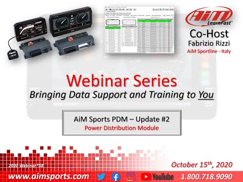 1-58 AiM Sports PDM Update #2 - Live Webinar with Fabrizio Rizzi - 10/15/2020