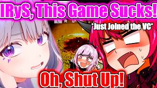 Biboo When IRyS Joins the VC After Giving Calli This Horror Game: