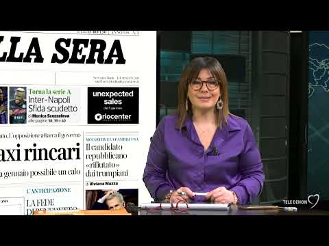 I giornali in edicola - la rassegna stampa 04/01/2023