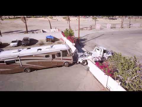 medium-duty-pulling-out-with-wrecked-rv-dji-mavic-pro