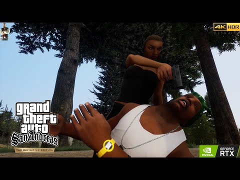 GTA - SAN ANDREAS - DEFINITIVE EDITION : ''First Base'' Mission RTX™ ON GeForce RTX™ 3090