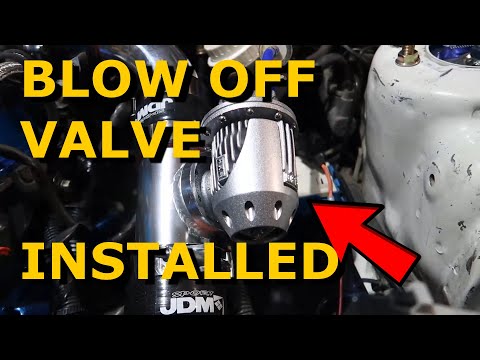 Installing Blow Off Valve  HKS SQV 3 - #Eclipse2GBuild