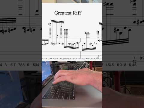 How I write guitar riffs