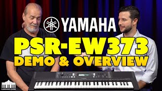 Video thumbnail for NEW Yamaha PSR-E373 61 Key Portable Keyboard - DEMO & Overview by Alamo Music Center - Pianos and Keyboards