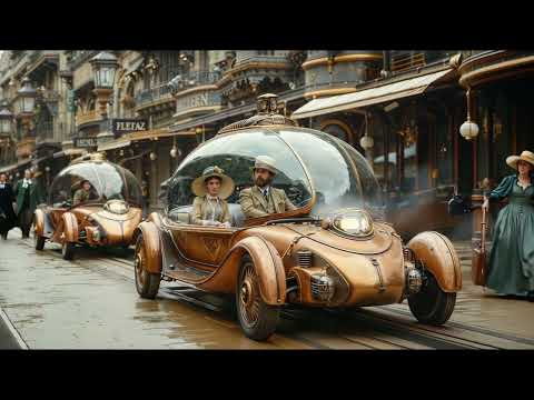 ⚙️ Steampunk City Life: Victorian Elegance Meets Futuristic Innovation | Animated Short Film