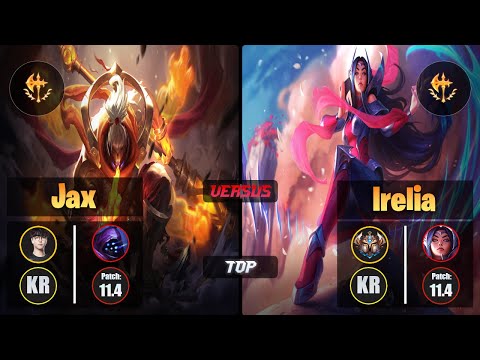 Roach JAX (Top) [Conqueror] VS IRELIA - Challenger KR Patch 11.4