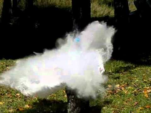 7.62x54r 180gr soft point vs. 1 gallon water-high speed video