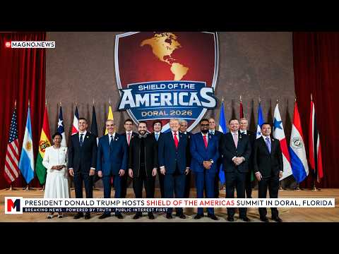 🇺🇸 Donald Trump Unites South American Leaders at Shield of the Americas Meeting in Doral, Florida