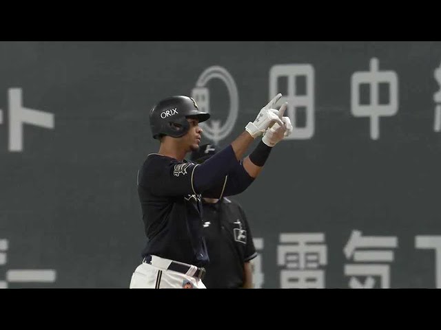 【8回表】バファローズ・モヤ 同点タイムリーヒットを放つ!! 2021年10月16日 北海道日本ハムファイターズ 対 オリックス・バファローズ