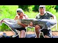 Catching 120lb Monster Catfish