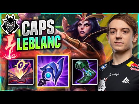 CAPS PERFECT GAME WITH LEBLANC! - G2 Caps Plays Leblanc MID vs Ryze! | Patch 11.15
