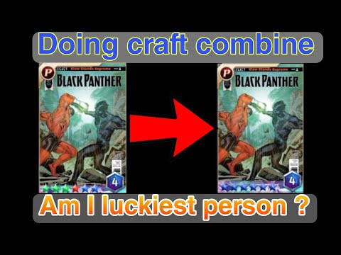 (MFF) CRAFT COMBINING FOR 5% PIERCE DAMAGE ! LUCKY RNG ? MARVEL FUTURE FIGHT