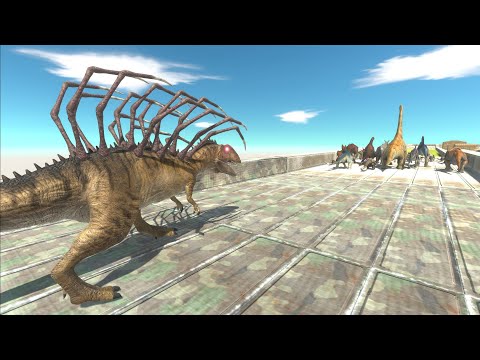 Escape from ALIEN CARCHARODONTOSAURUS - Animal Revolt Battle Simulator
