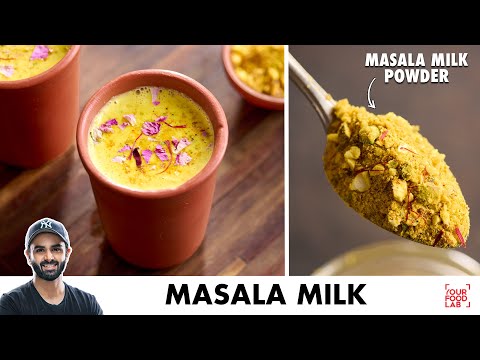 Masala Milk Recipe | Homemade Masala Doodh Powder | Masala Milk Powder and Masala Milk | Chef San...