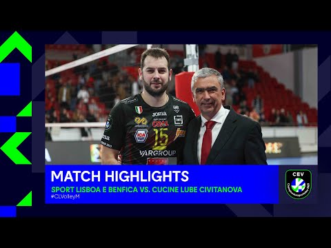 Highlights | Sport LISBOA e Benfica vs. Cucine Lube CIVITANOVA | CEV Champions League Volley 2023