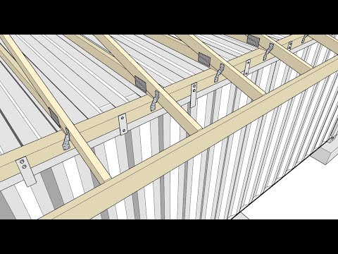 Construire un toit sur des conteneurs maritimes - Partie 3 sur 3 - Détails