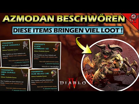 These items are very valuable! Complete explanation of the Azmodan Event - Diablo 4 Season 11