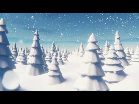 Christmas Snow Walk | Snowy Forest Loop Animation
