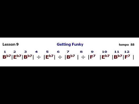John Ganapes: Lesson 9 - Getting Funky - backing track