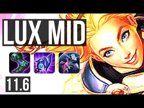 LUX vs RYZE (MID) | 8/0/15, 1.8M mastery, Legendary | EUW Diamond | v11.6