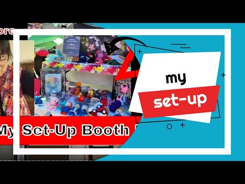 my set-up what a craft show vendor day is like