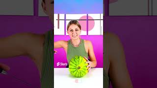 THIS WATERMELON IS BLUE INSIDE 😱 | Simple and fun home DIY hack to turn watermelons blue #shorts THIS WATERMELON IS BLUE INSIDE 😱 | Simple and fun home DIY hack to turn watermelons blue #shorts