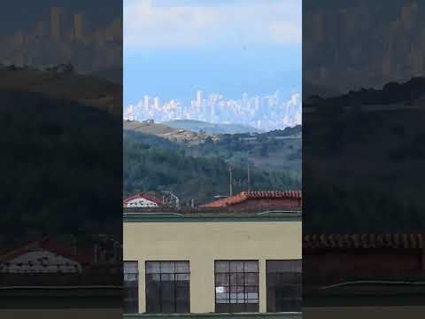 Bucaramanga al fondo desde Zapatoca Santander Colombia