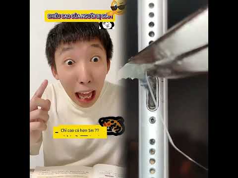 Khi chiều cao con người bị giảm đi #haihuoc #giaitri #shorts