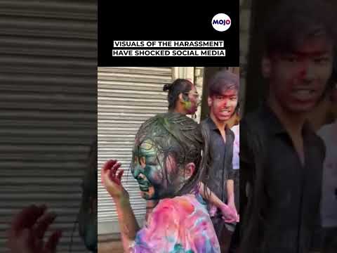Japanese Woman, On India Tour, Harassed During Holi Celebrations #shorts #viral