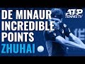 Alex De Minaur Incredible Shots & Points vs Bautista Agut | Zhuhai 2019 Semi-Final