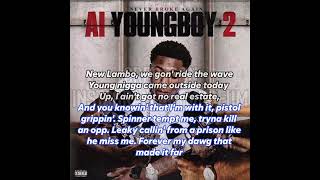 NBA YoungBoy - Outta Here Safe Lyrics Ft. Quando Rondo &amp; No Cap