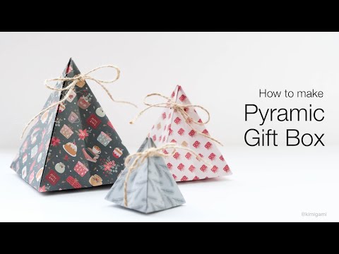 How to make Small Pyramid Gift Box