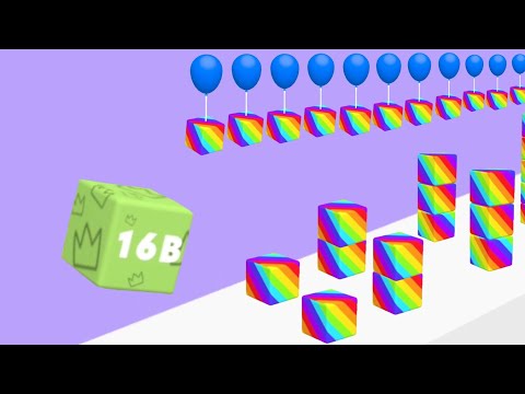 Happy Cubes 2048 - Collect colored cubes and enlarge the cube