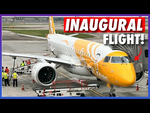 Inside Scoot’s BRAND NEW Embraer E190 E2! | Singapore to Krabi (Inaugural Flight)