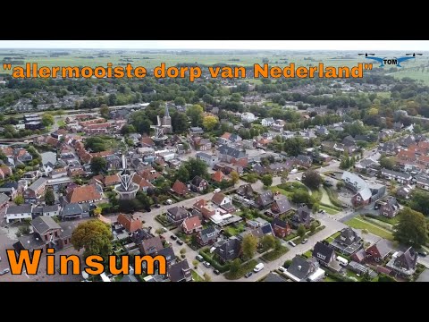 Winsum vanuit de lucht - het mooiste dorp van Nederland 2020 vanuit de lucht.