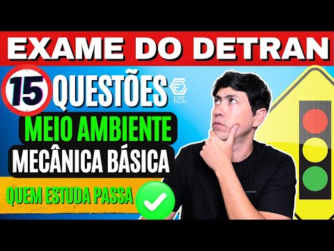 DETRAN 2024 SIMULATION - REVIEW OF 15 QUESTIONS TRAFFIC LEGISLATION DETRAN 2024 TEST
