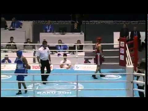 Welter (69kg) SF - Shelestyuk Taras (UKR) VS Vikas Krishan (IND) - 2011 AIBA World Champs