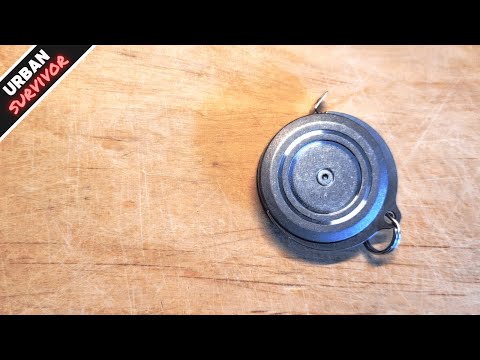 TEC Accessories Ti Tape (The World's Smallest Titanium Keychain Tape Measure)