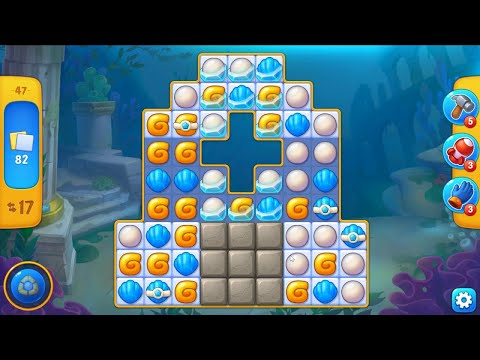 Fishdom level 47 - 17 Moves - No Boosters
