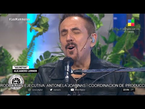 🎶 Alejandro Lerner cantó "Secretos" y "Cuatro Estrofas" en #LosMammones  👏