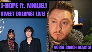 Download lagu Vocal Coach Reacts! J-Hope ft. Miguel! Sweet Dreams! Live! mp3