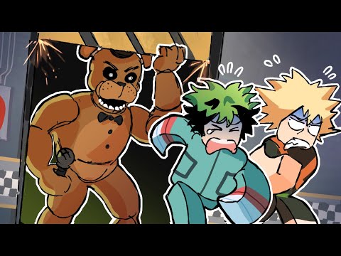 MHA Voice Actors Survive The CRAZIEST FNAF GAME in Roblox!