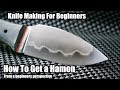 Knife Making | How To Make a Hamon Line On a Knife From A Beginners Perspective