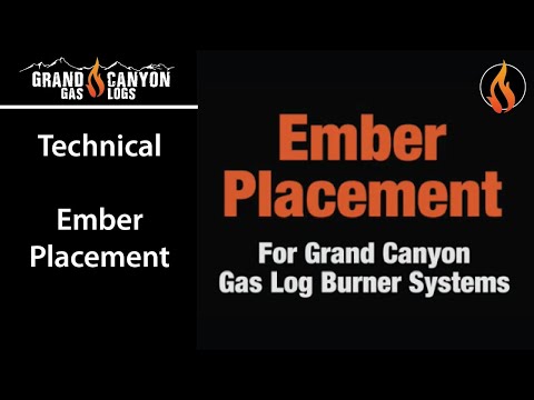 How To Place Embers On A Burner For Gas Logs