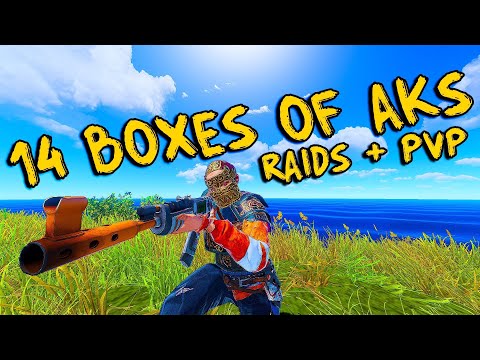 Rusty Moose Main | 14 Boxes of AK's | BurstGang | Raids & PVP