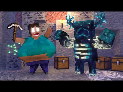 Warden VS Herobrine - Minecraft Animation